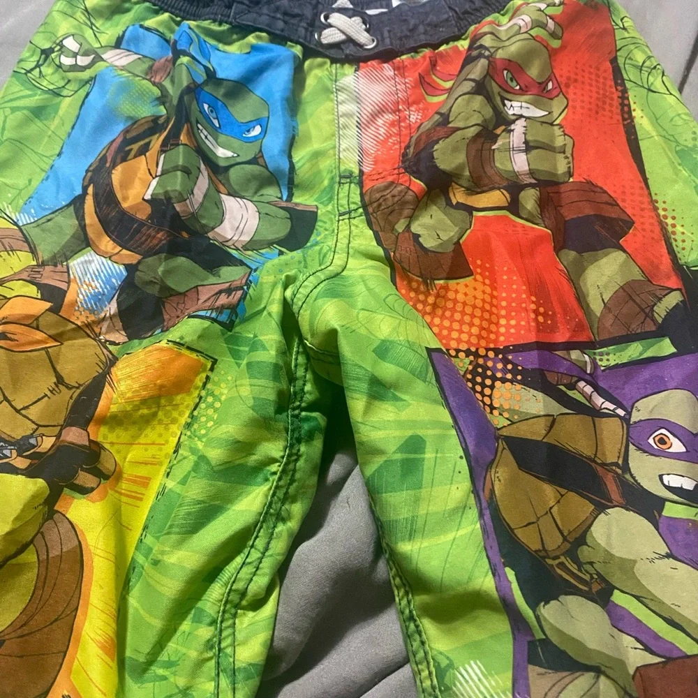 Nickelodeon Kids Swim‎ Trunks - Green, Yellow, Red, Blue, Purple